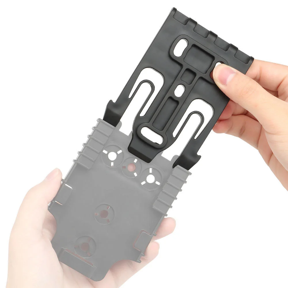 Base adaptadora táctica, hebilla de liberación rápida, Base adaptadora de funda de extracción rápida para caza, accesorios Airsoft - imagen 5