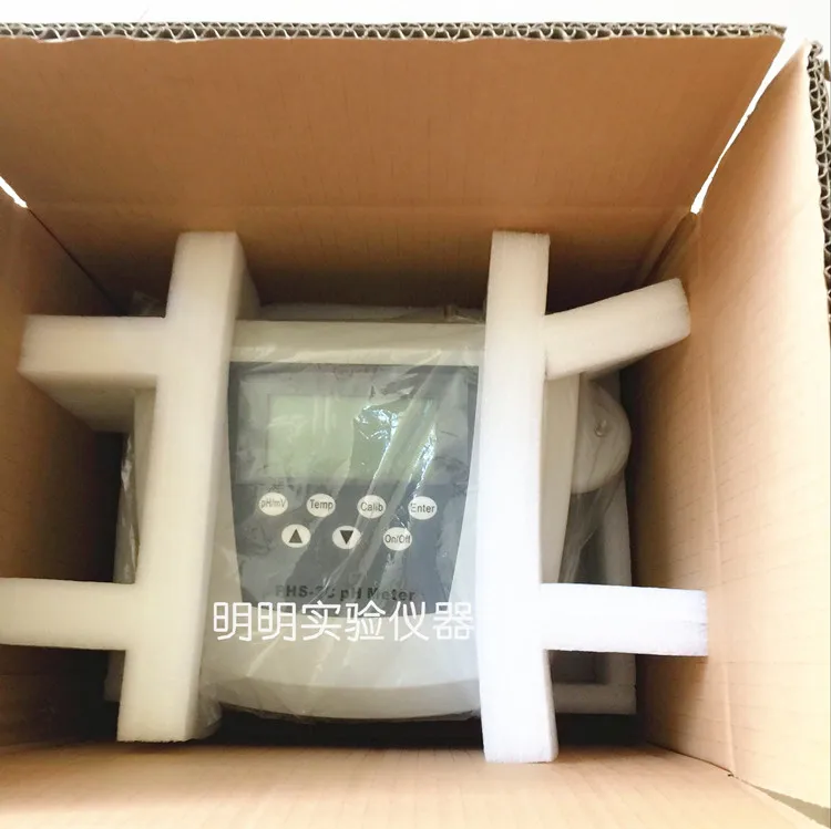 Medidor de pH de escritorio, medidor de pH digital de precisión, prueba de solución de PHS-3C - imagen 4