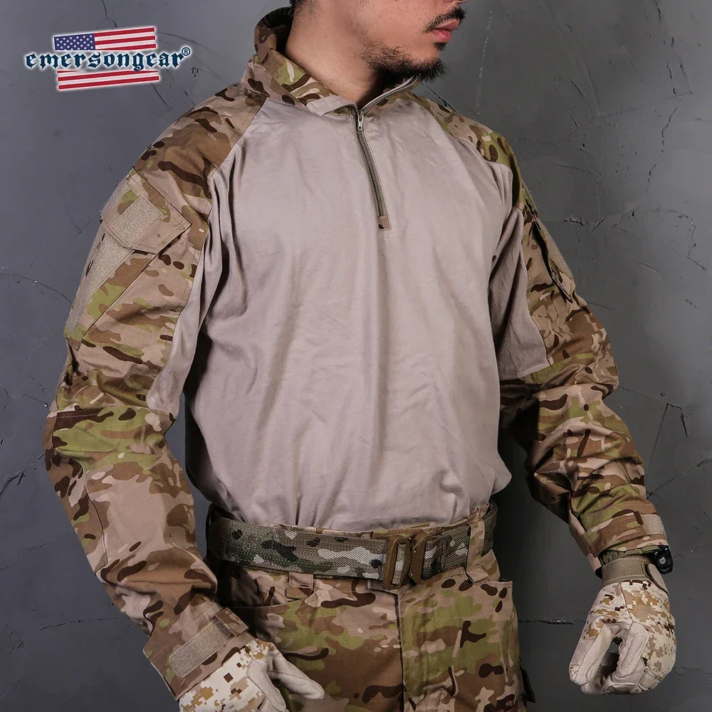 Emersongear-Camiseta táctica de combate G3 para hombre, camisetas deportivas Airsoft para caza, senderismo, entrenamiento de nailon al aire libre, versión antigua - imagen 4