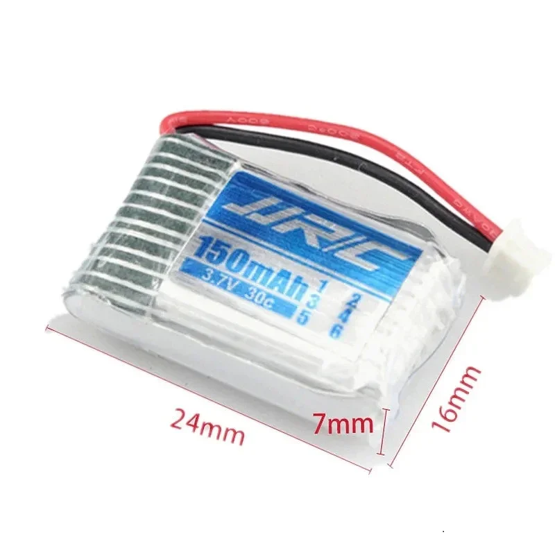Batería Lipo 3,7 V 150mAh 30C PH2.0 enchufe para JJRC H20 Syma S8 M67 U839 piezas de cuadricóptero RC juego de cargador de batería para drones - imagen 2
