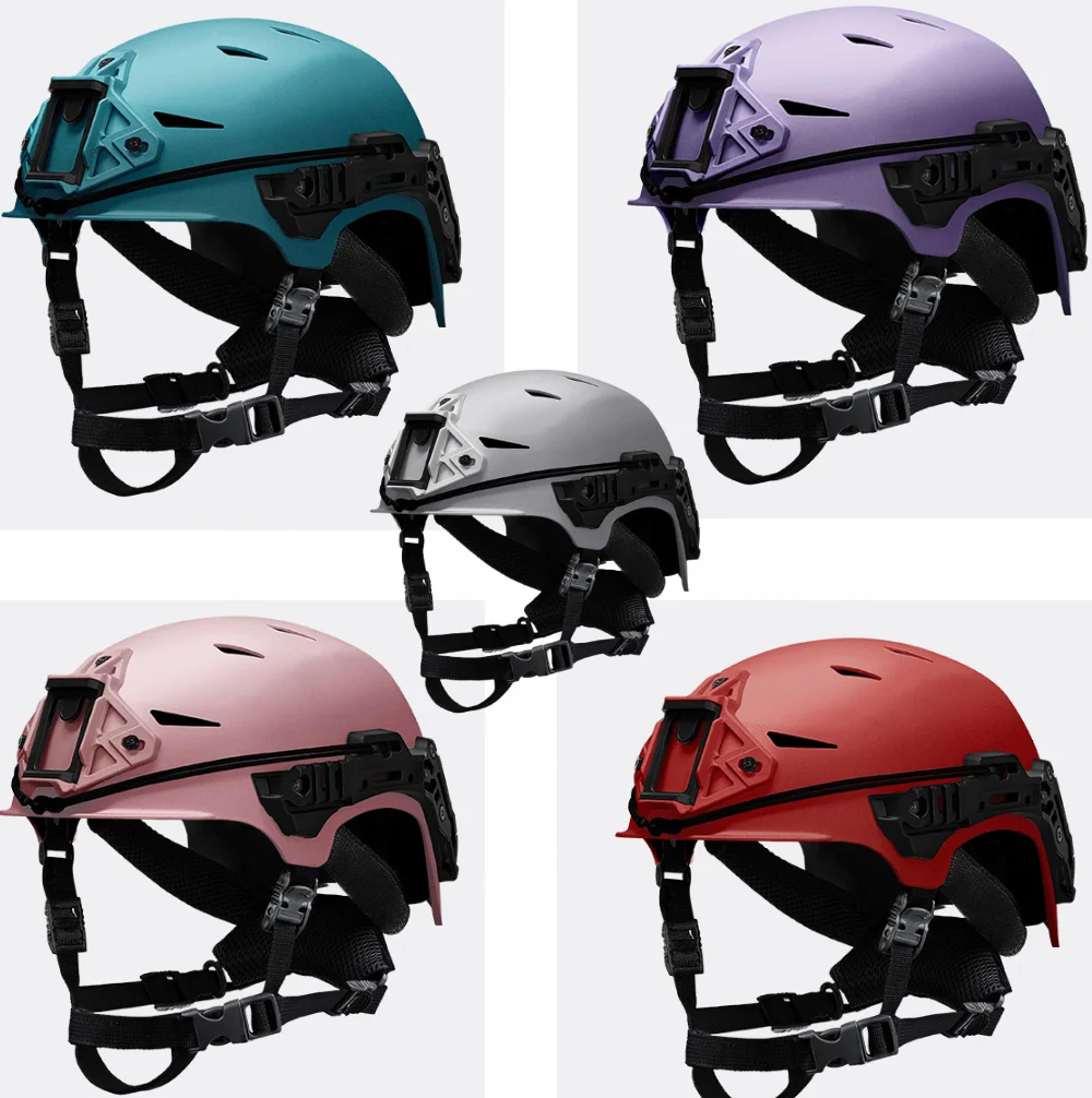 Equipo de senderismo y aventura al aire libre, cascos de ciclismo de caza, cascos de desplazamiento transpirables, casco de entrenamiento táctico Airsoft - imagen 3