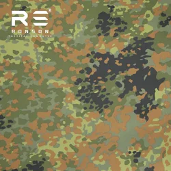 Tela camuflaje Flecktarn selva 1000D - poliéster táctico militar