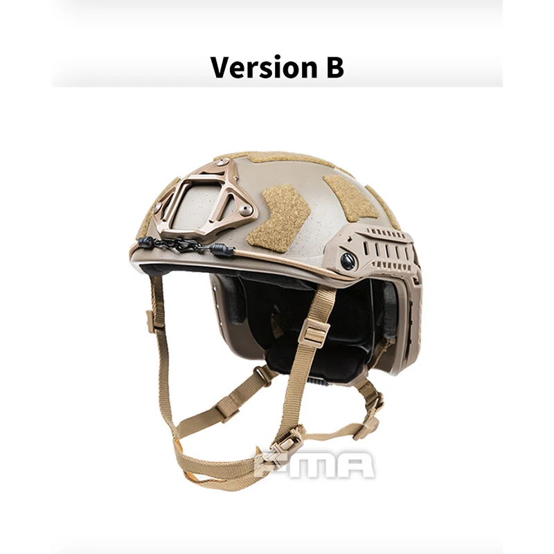 FMA-Casco táctico Airsoft Paintball SF, sistema de corte alto, versión ABS (cubierta de esqueleto), protector al aire libre, TB1315B - imagen 2