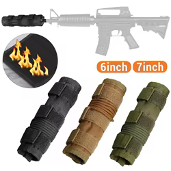 Cubierta supresor táctico resistente al calor de acero para rifle