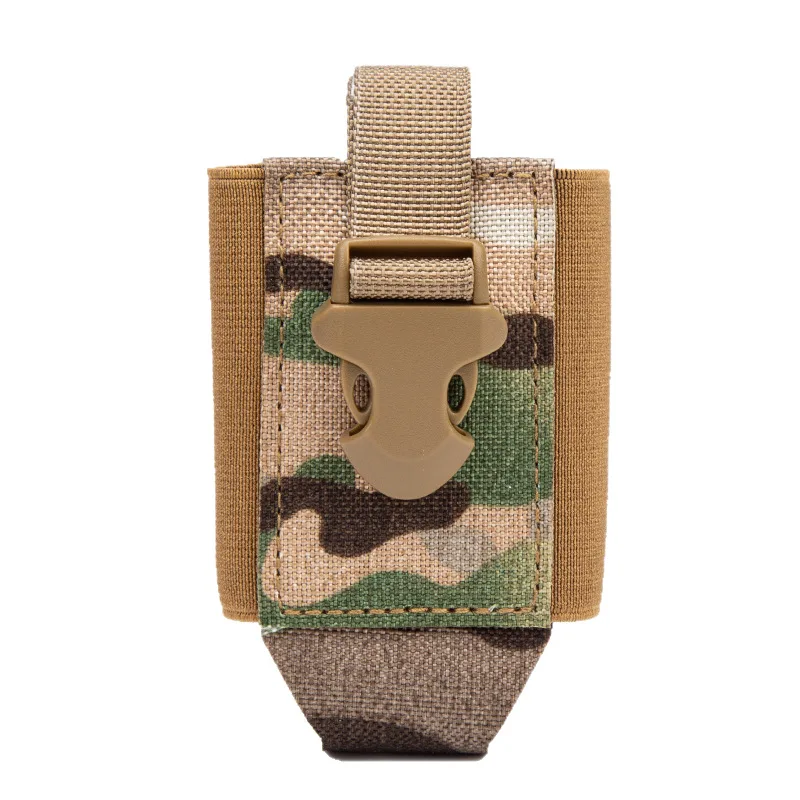 Bolsa táctica Molle para Walkie Talkie, funda para interfono, bolsa para granada, soporte para linterna, bolsillo para cinturón de combate, chaleco de caza