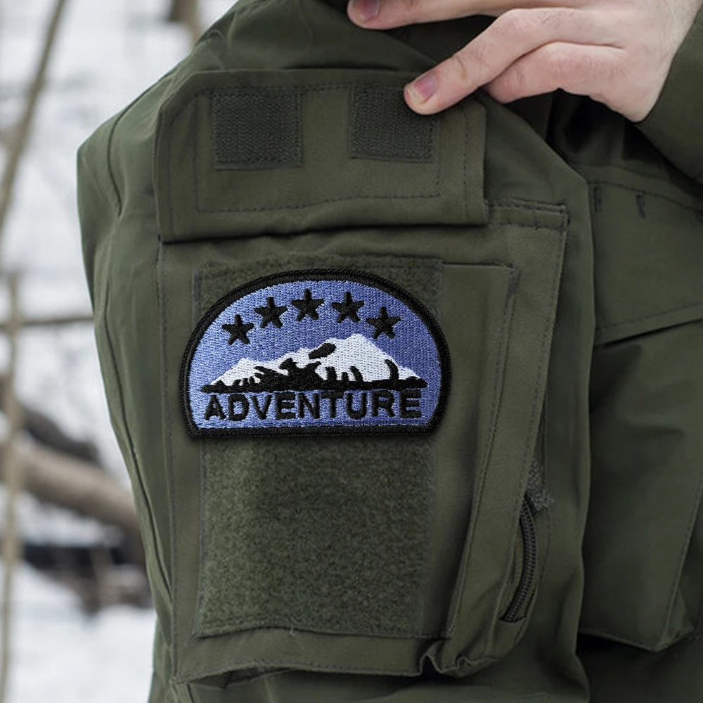 Parche táctico bordado ejército con velcro para chalecos y mochilas - imagen 4