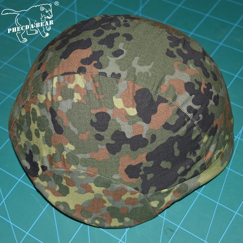 Tela para casco De Spot Jungle Camo apta para casco MICH M88 M35 - imagen 2