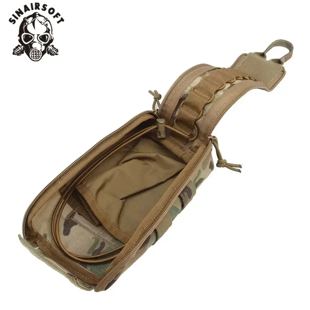 Botiquín de primeros auxilios táctico, bolsa médica vacía, paquete IFAK, pestaña de extracción rápida, Clip MOLLE, cremallera YKK, bolsa de emergencia para acampar y senderismo - imagen 4