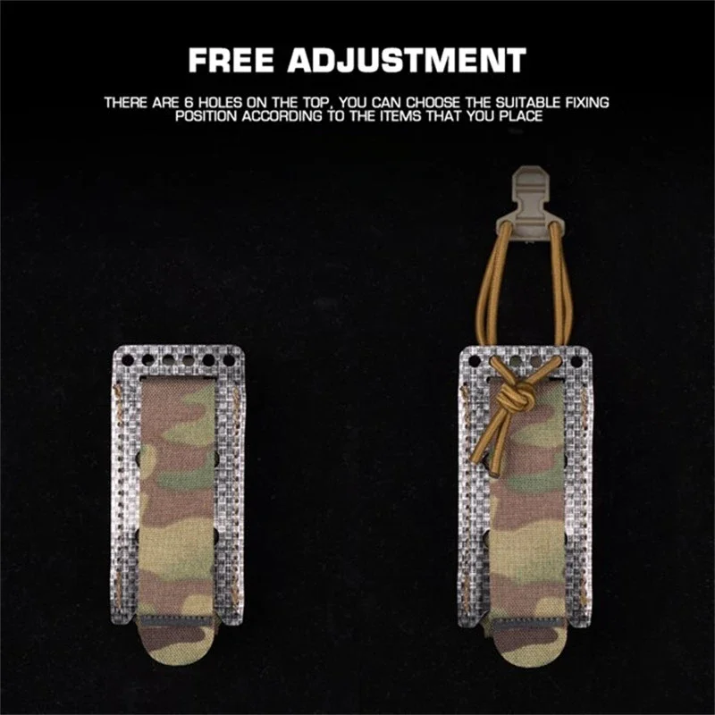 ERQYGRA-pistola elástica táctica de 9mm, bolsa individual, sistema Molle, accesorios de Paintball, riñonera, funda, equipo de caza - imagen 3