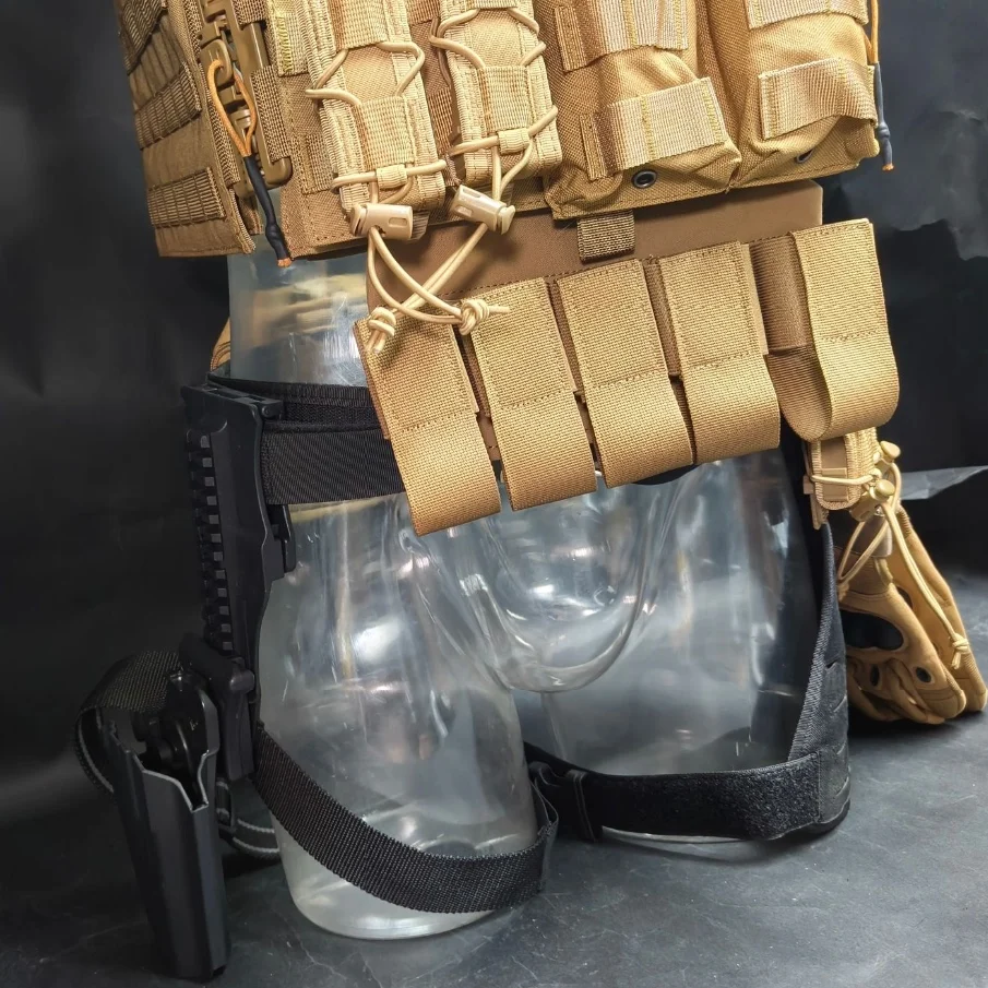 Conjunto de casco táctico máscara cuatro ojos dispositivo de visión nocturna modelo equipo - imagen 5