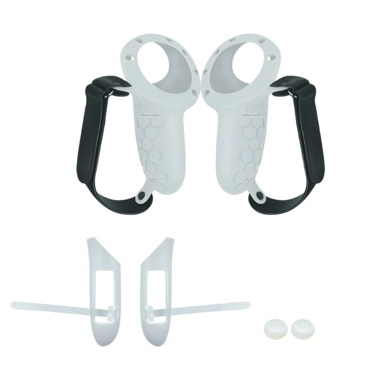 Piel silicona y duradera para controladores Quest 3, protección mejorada, envío directo - imagen 3