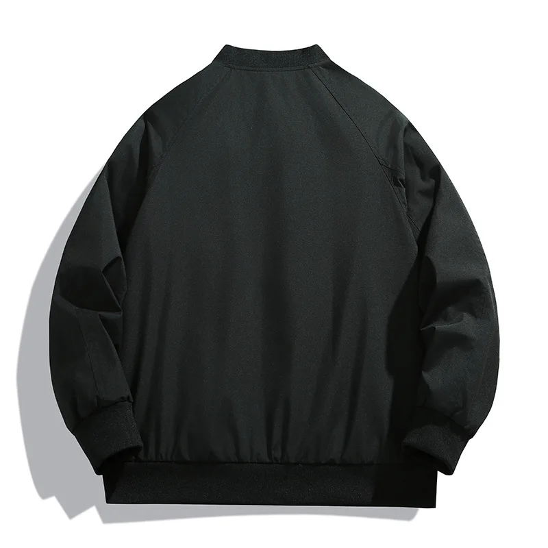 Chaquetas Retro de moda para hombre, abrigo informal con bolsillos grandes, ropa de calle de Color sólido, primavera y otoño, novedad de 2024 - imagen 3