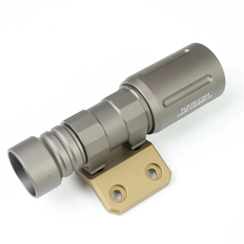 Equipo táctico Scout Light Mount M300 M600 PLHV2 linterna soportes compensados para MLOK Rail armas luces Base accesorios de caza - imagen 4