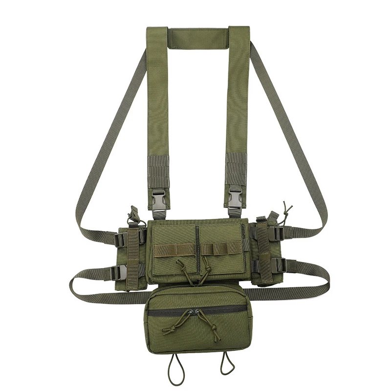 Chaleco táctico MK3 MOLLE para airsoft y combate militar