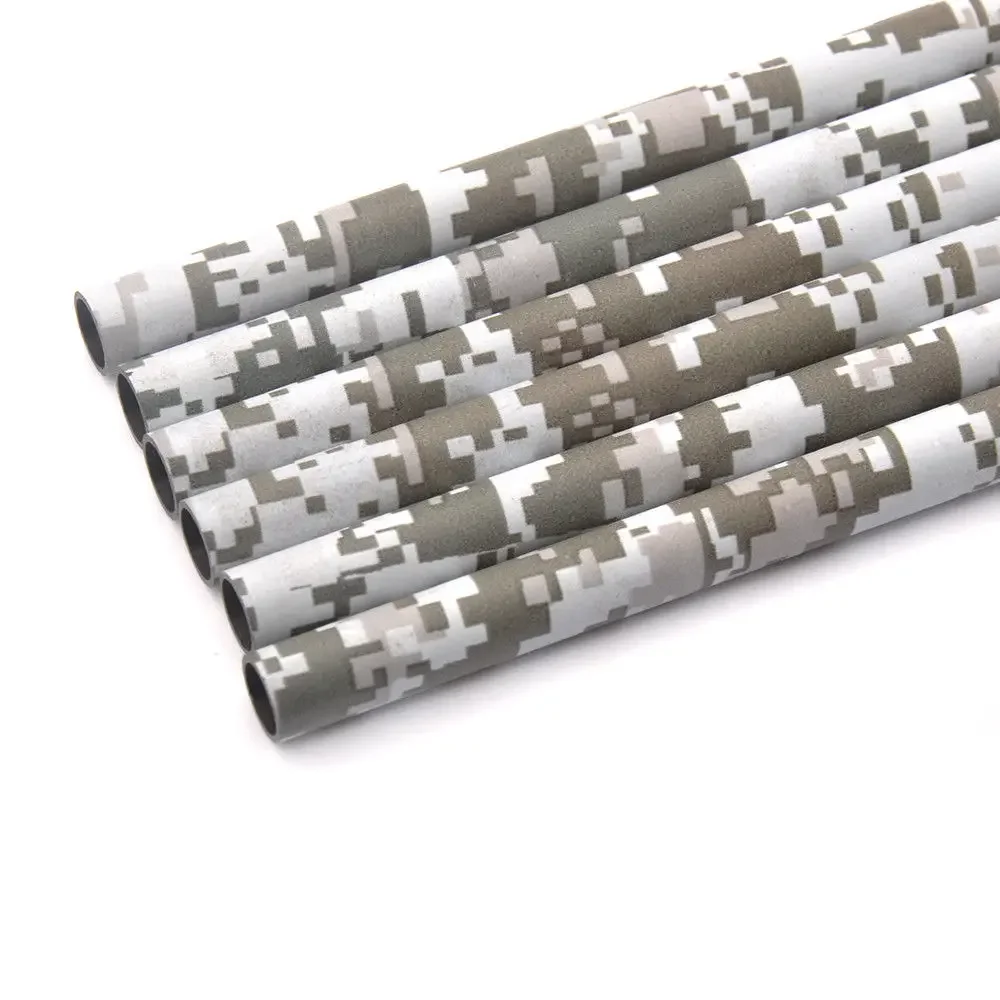 12 Uds Linkboy tiro con arco flechas de carbono puro Spine400 ID6.2mm inserto de aluminio para arco compuesto tiro de caza - imagen 2