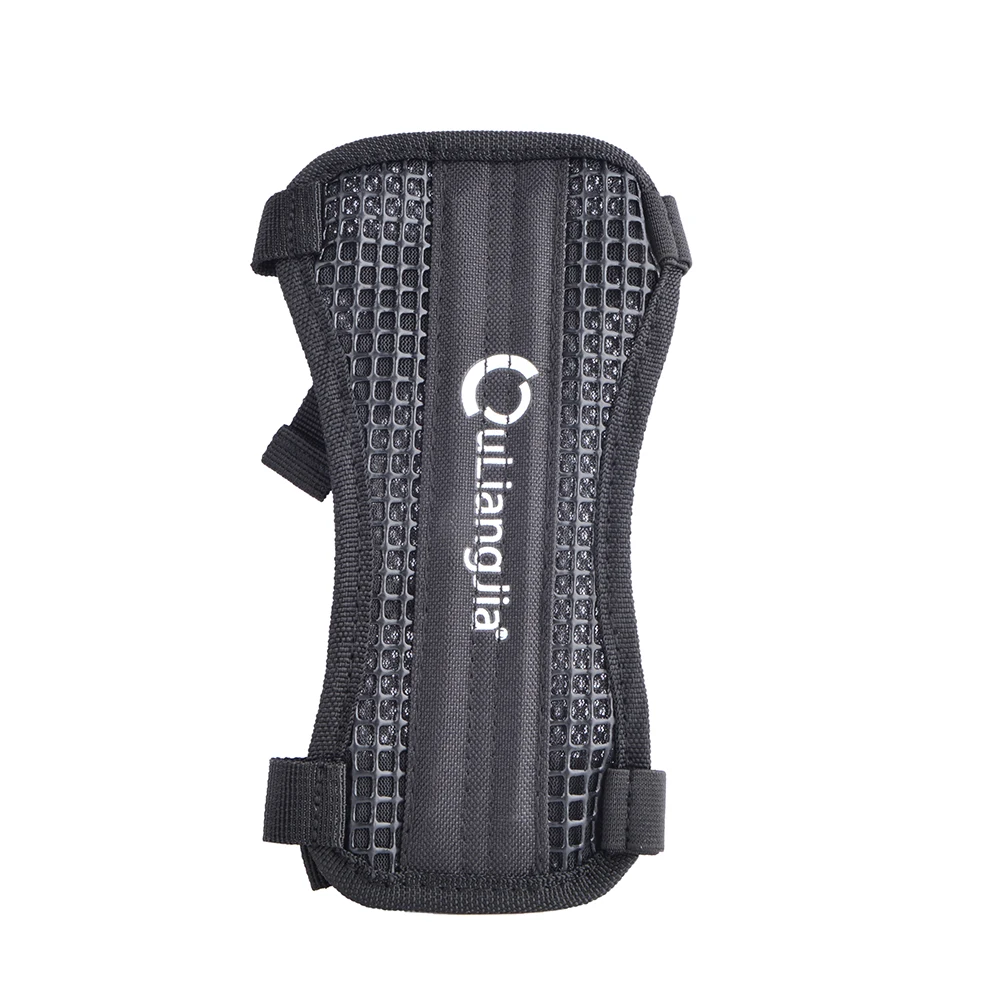 Protector de brazo malla para tiro con arco recurvo y largo