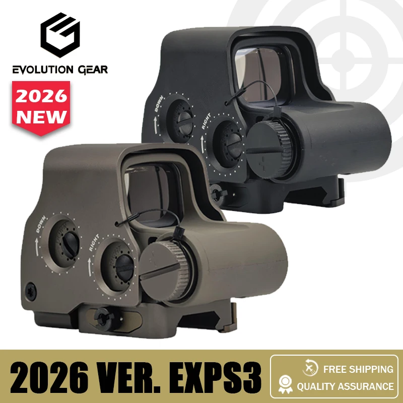Mira holográfica EvolutionGear EXPS3 GBBR certificada para caza