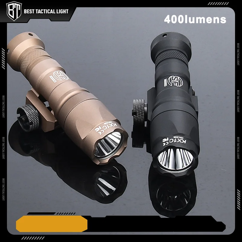 WADSN Surefir-linterna táctica M300A M600U, luz blanca de 400/600 lúmenes, apta para riel de 20mm, accesorios para armas de caza, Airsoft - imagen 5