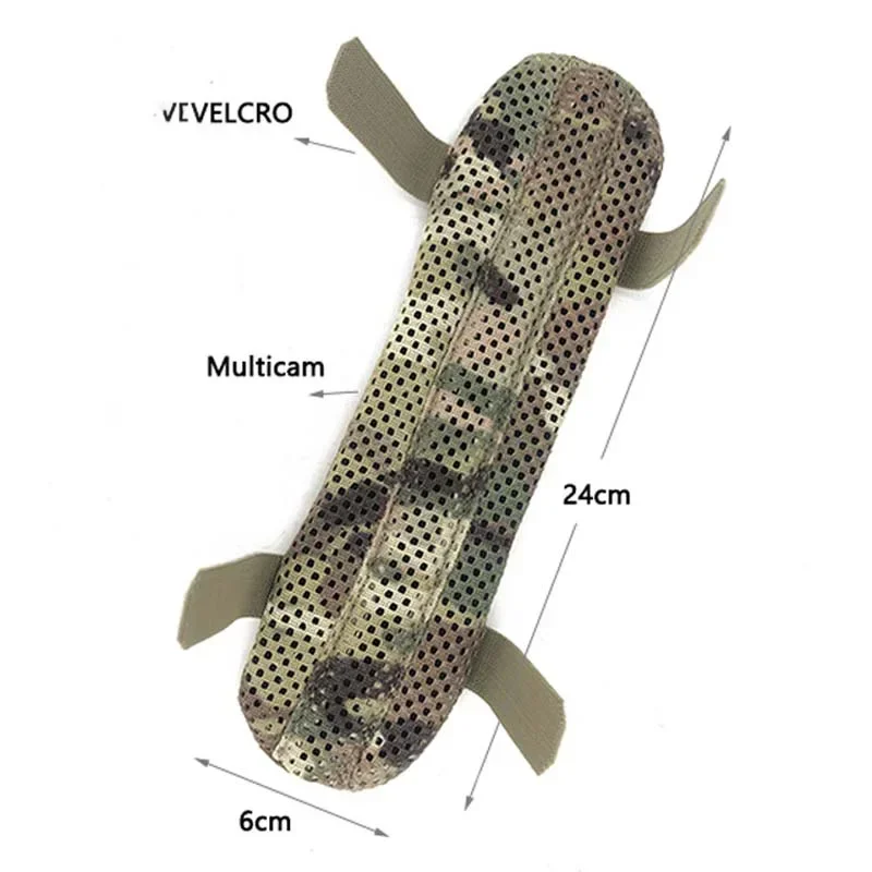 1 par de soporte de placa táctica, conjunto de hombreras, chaleco táctico, cubierta de correas de hombro - imagen 3