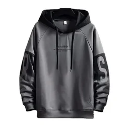 Sudadera transpirable con capucha forro felpa invierno hombre