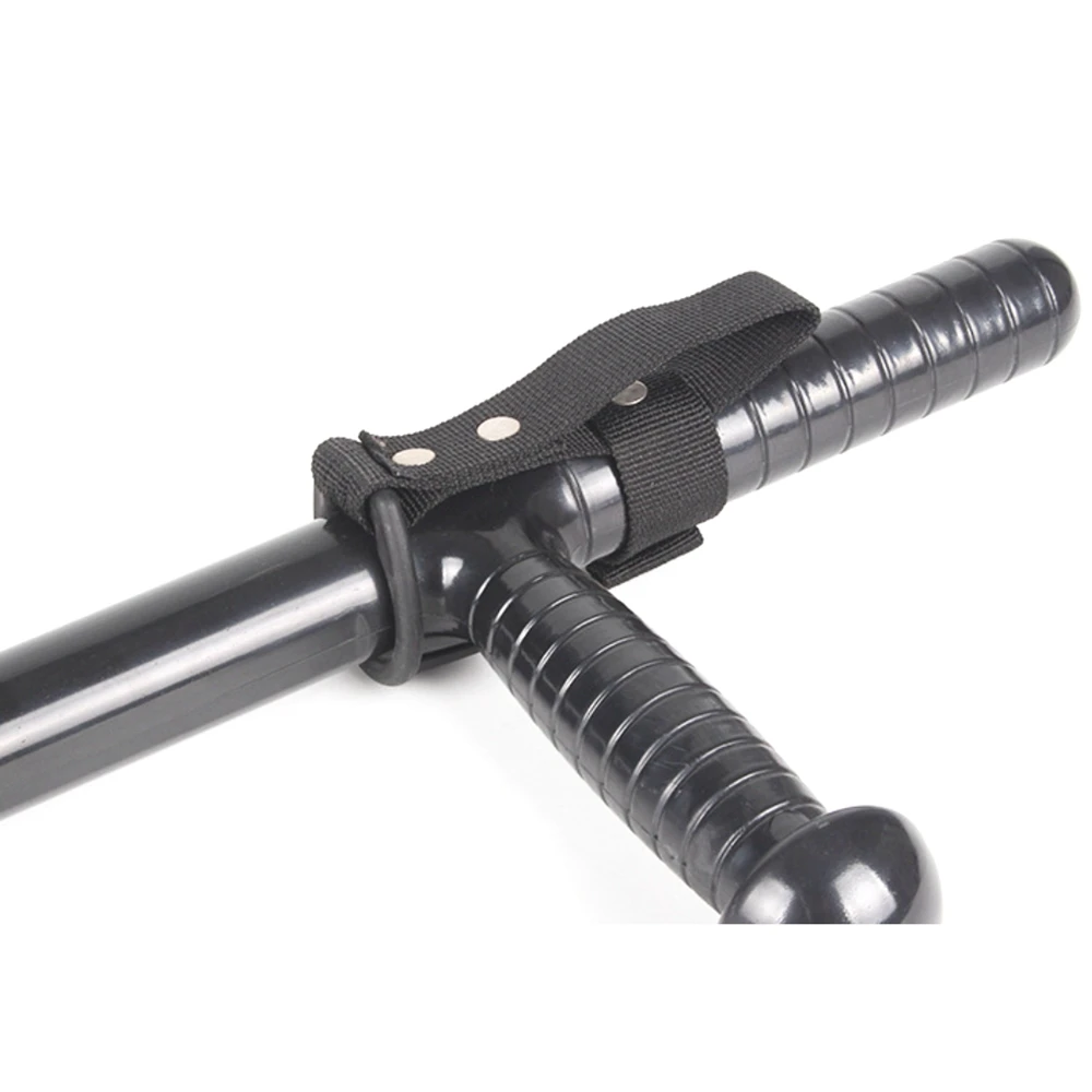 Soporte para bastón para cinturones de servicio - Funda táctica para personal de seguridad y aplicación de la ley - Funda para bastón con tapa abierta - imagen 2