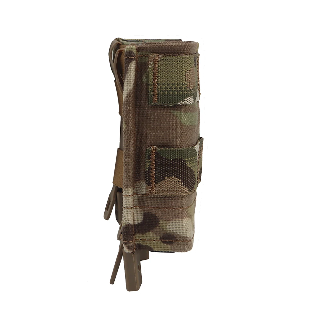 Chaleco táctico Panel frontal 5,56, bolsa Triple para revistas (mediana), sistema Molle con abrazaderas Kydex para bolsas Airsoft M4 AR15 MAG - imagen 2