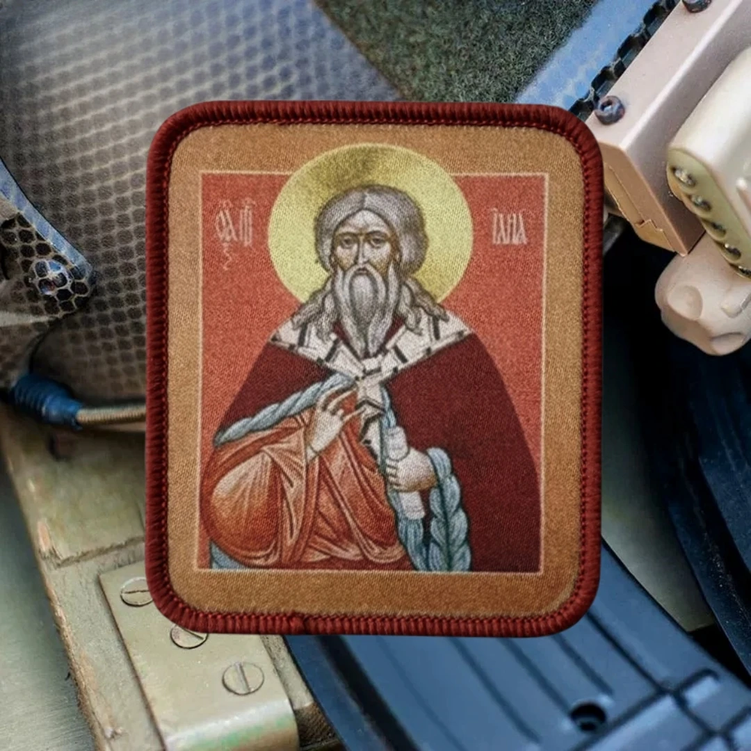 Parche divertido "Elijah The Prophet", insignia de moral táctica, parches de gancho y bucle impresos para ropa, pegatina para mochila del ejército militar - imagen 5