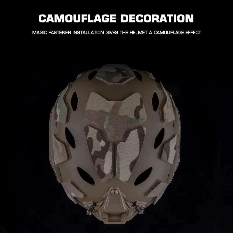 Camo FAST Helmet Patches Gancho Fastener, 11 Piezas Kit de Ganchos para Casco Táctico Pegatinas para Cables para Gestión de Cables o Camuflaje - imagen 5
