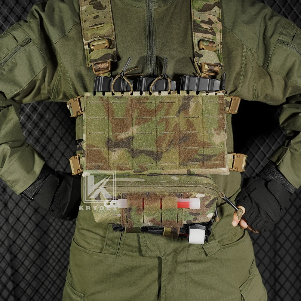 KRYDEX-Mini bolsa táctica Dangler, riñonera, bolsa de almacenamiento de herramientas para JPC CPC LBT D3CR MK3 MK4, accesorios para chaleco y plataforma de pecho - imagen 2