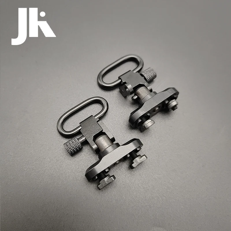 Adaptador de montaje giratorio táctico QD, correa de pistola desmontable rápida de Metal, anillo de montaje, escopeta para Rifle, accesorios para pistola de caza - imagen 2