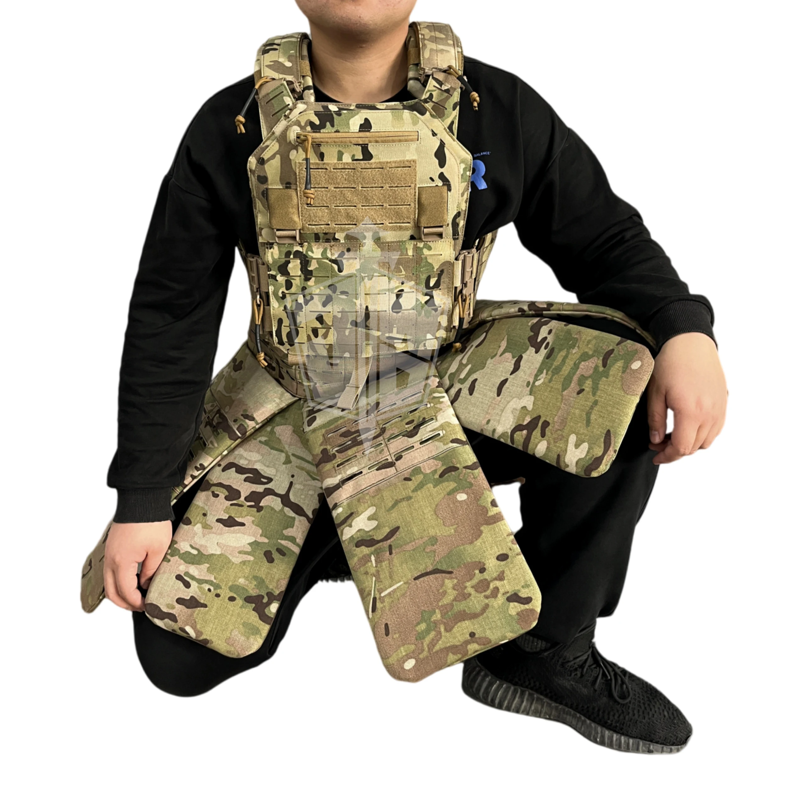 Falda táctica rusa a prueba de balas para exteriores, falda MOLLE multifuncional, armadura - imagen 2