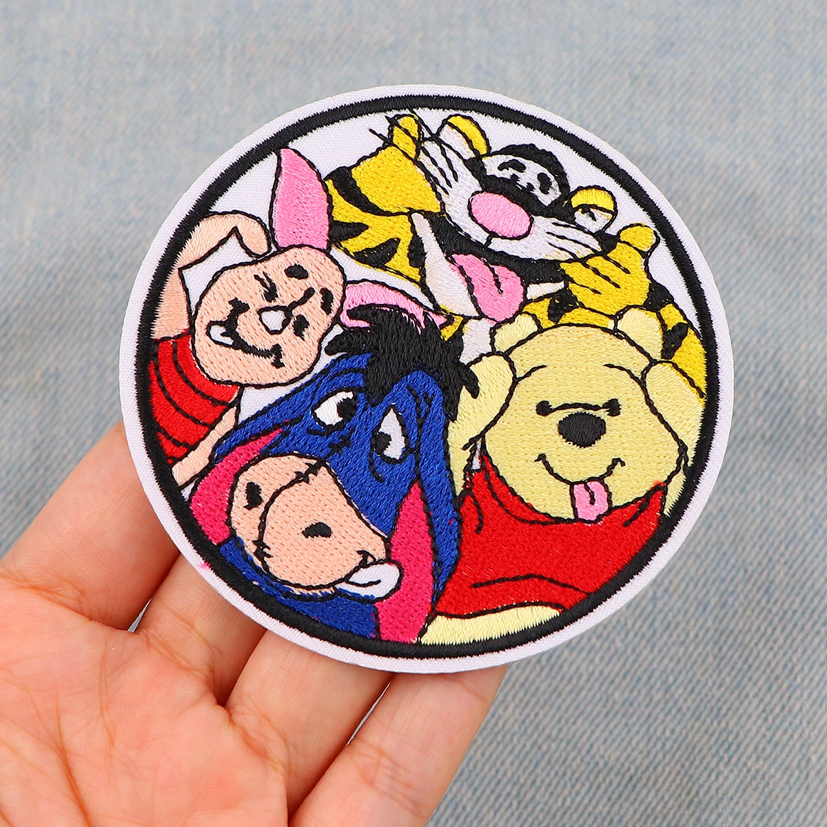 Parche bordado de ardilla bonito, parches para planchar con animales de dibujos animados para ropa, parches termoadhesivos para ropa, insignias para coser DIY - imagen 5