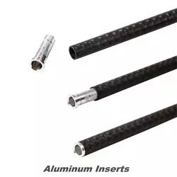 Conectores inserción aluminio para flechas carbono – Tiro arco y caza