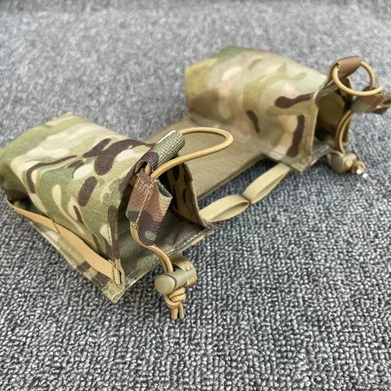 Bolsa de Radio táctica MK3 MK4 chasis Micro expansor de lucha alas bolsa de revista aparejo de pecho portador de placa Multicam Mag bolsa - imagen 5