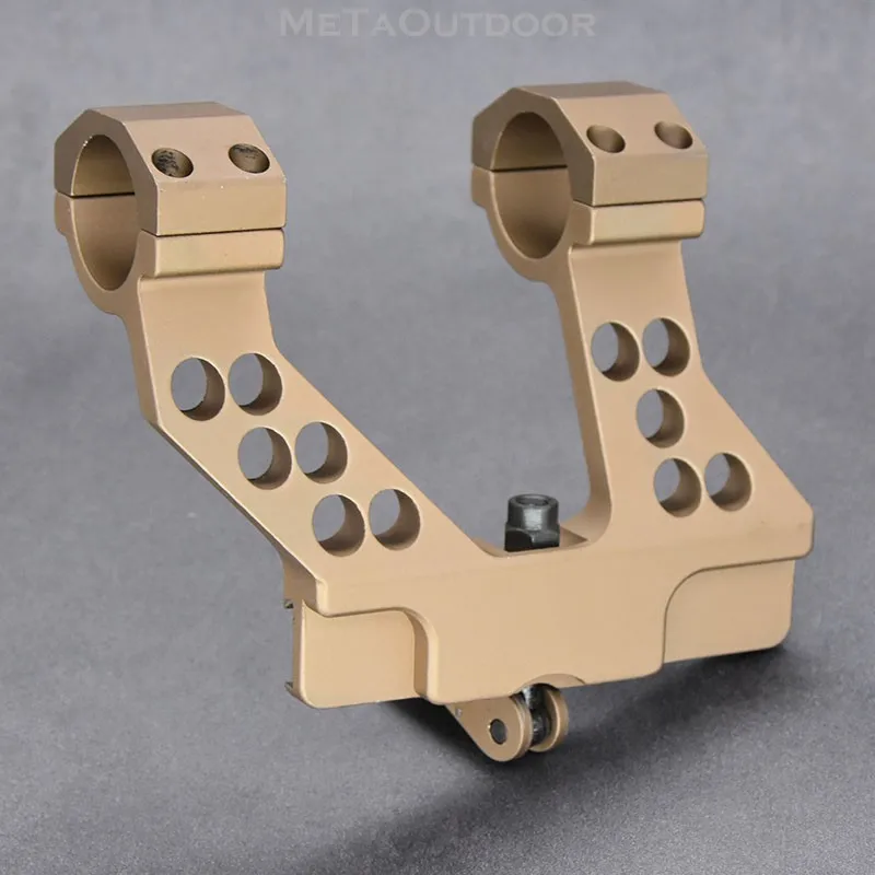 Shooin Optics 30 mm Anillos de alcance de bloqueo lateral de 1 pulgada Soporte de aluminio liviano para tiro de caza - imagen 5