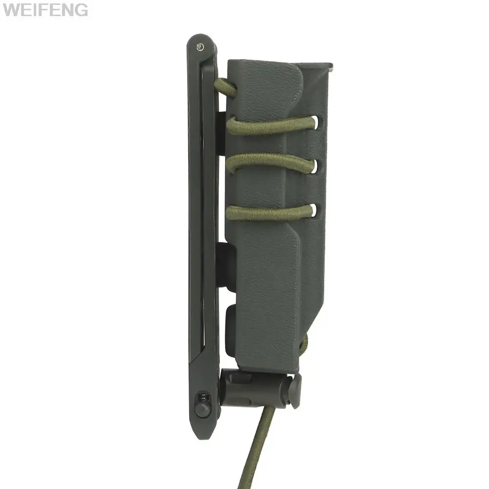 Funda táctica Molle de 9mm para pistola Mag, funda militar de tracción rápida única, Funda Universal para Glock, accesorios de caza - imagen 4