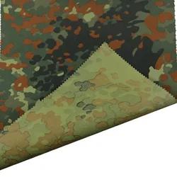 Tela camuflaje Flecktarn alemán – Oxford poliéster impermeable
