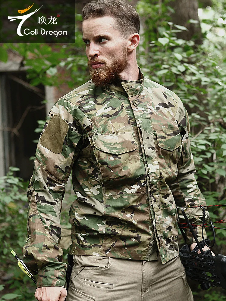 Camisa de manga larga de camuflaje para hombre, ropa de exterior, camisa táctica de herramientas delgadas para primavera, verano - imagen 4