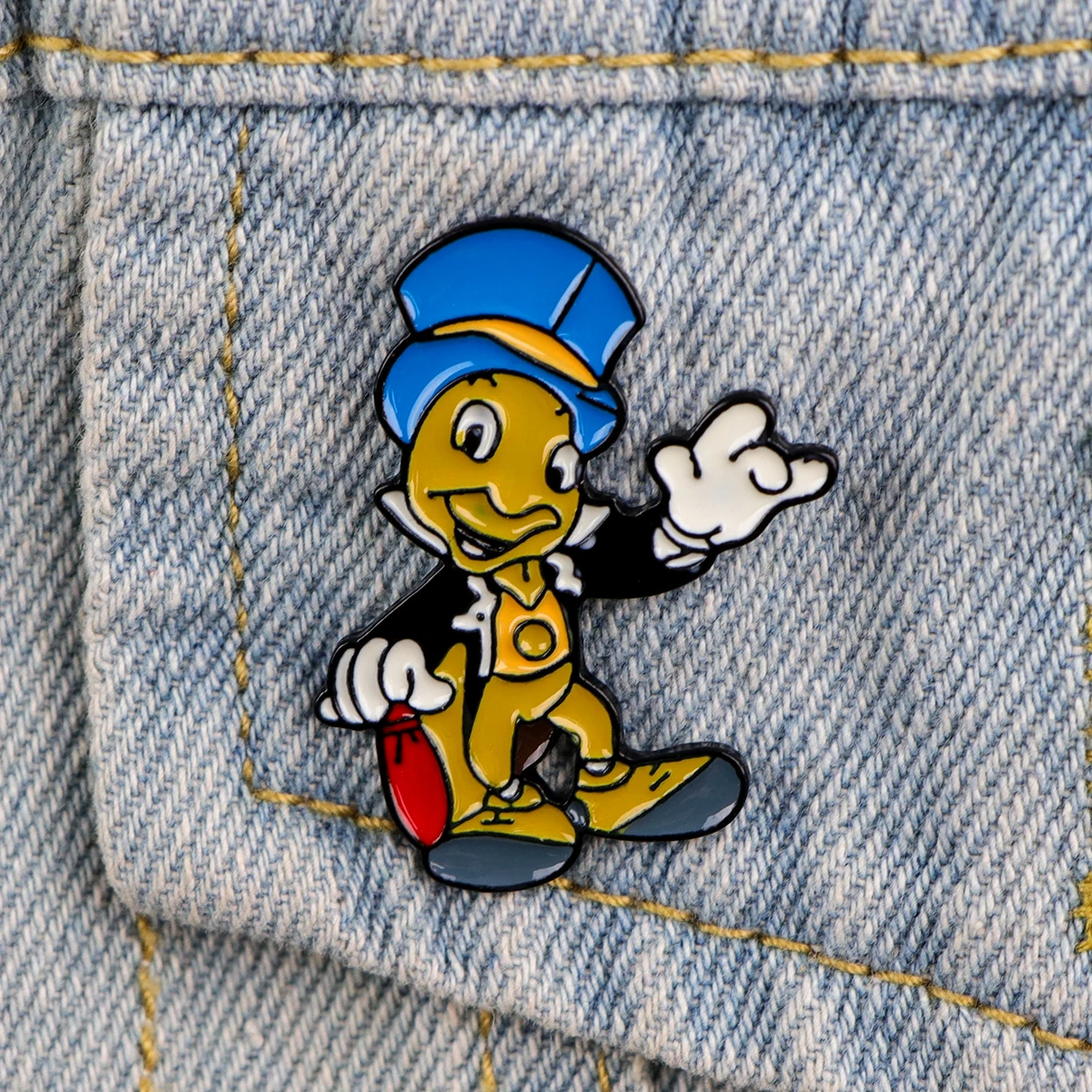 Insignias de alienígena de dibujos animados, Pin esmaltado de gato, broches de cerdo para mujer, alfileres de solapa para mochilas, accesorios de joyería de moda, regalos para niños - imagen 2