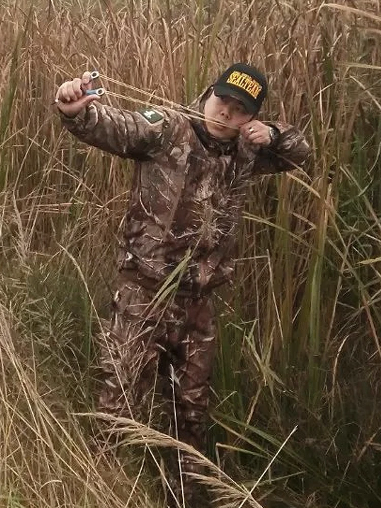 Traje Rush de concha suave de piel de tiburón de dos piezas para invierno y exteriores, traje de caza de Montañismo de camuflaje para mantener el calor, felpa gruesa - imagen 5