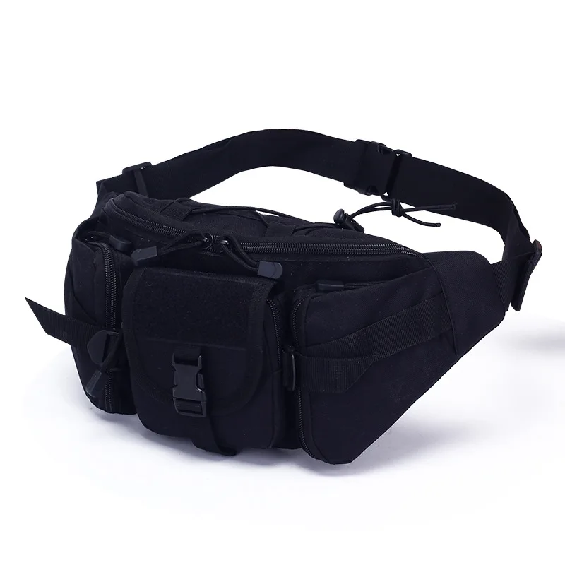 Riñonera para hombre, bolso informal grande multifuncional con cinturón, bolsa táctica para senderismo al aire libre, bolsa de viaje de camuflaje de montaña para teléfono Fi - imagen 4