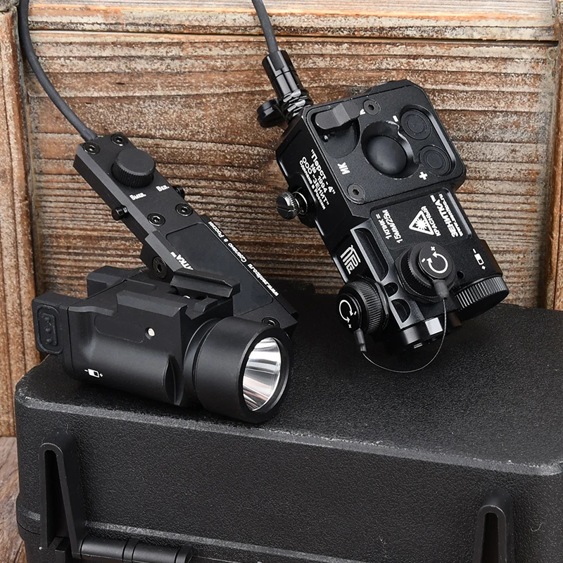 WADSN Zenitco Perst 4 PERST-4 verde rojo azul Klesch 1S 2U linterna de alta potencia caza de Metal M300 M600 linterna Surefir - imagen 4