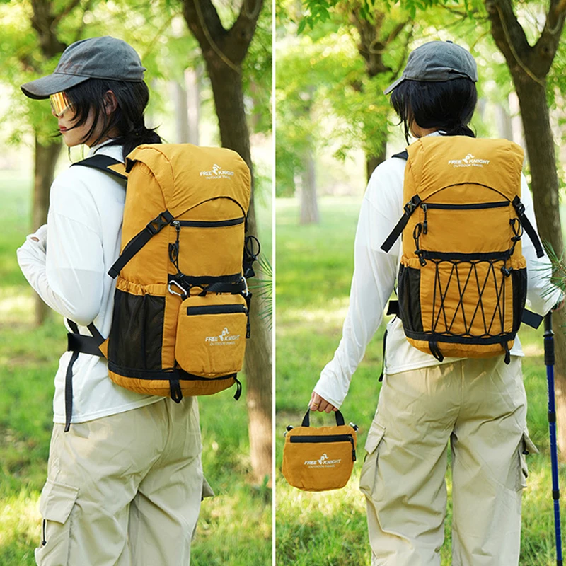 Mochila de escalada de 30L con bolsa pequeña para viajes al aire libre, senderismo, Camping, mochila grande para equipaje deportivo de montañismo - imagen 3