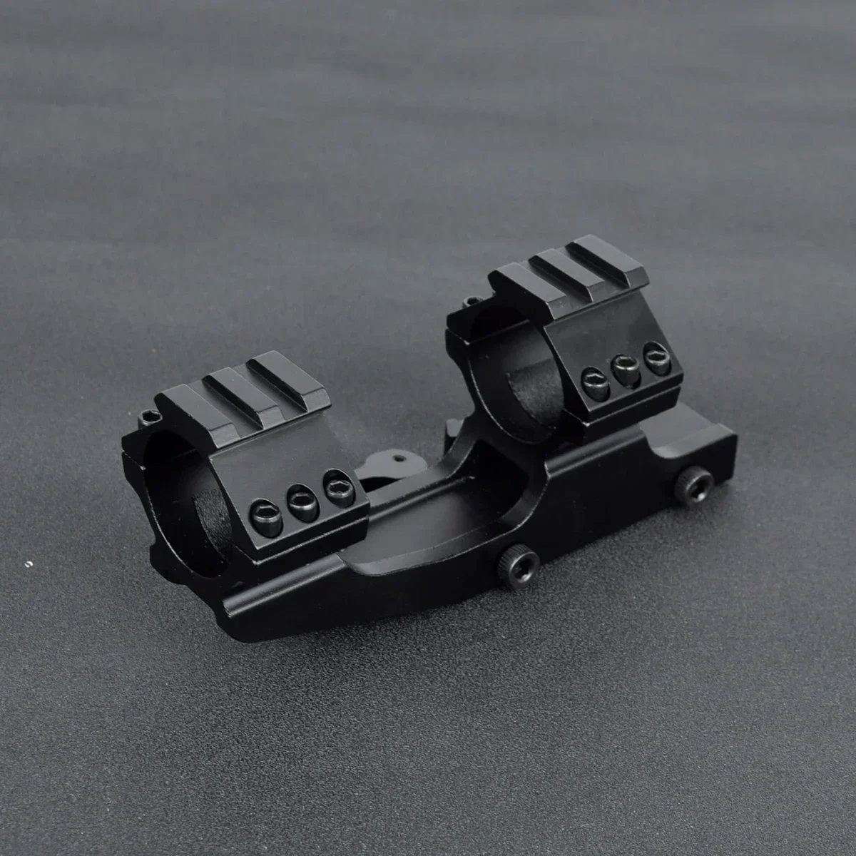 Montaje de alcance de una pieza de liberación rápida, 25,4mm/30mm, anillos duales, voladizo Picatinny QD, soporte Ar15 Ak 47 para caza - imagen 5