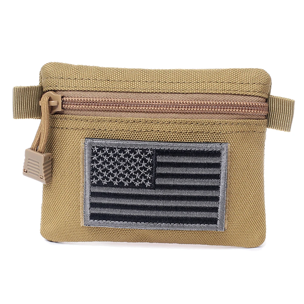 EDC Molle-cartera táctica pequeña para acampar al aire libre, bolso de cintura para llaves y tarjetas, accesorios de caza y senderismo - imagen 3