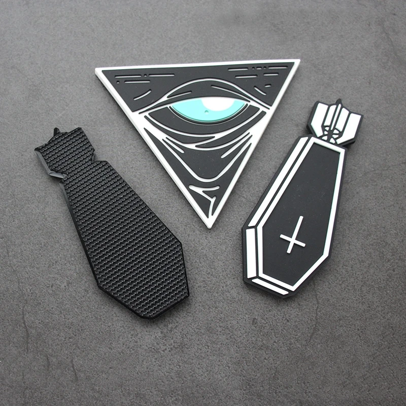 Parche de PVC Eye of God Bombs para ropa, chaleco táctico, insignia de decoración DIY, mochila al aire libre, brazaletes - imagen 2