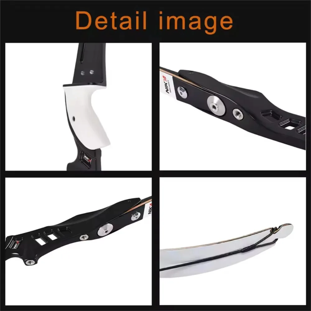 Tiro con Arco recurvo ILF de 68 pulgadas, arco dividido de 12-40 LBS, arco elevador de 25 ", arco y flecha para caza al aire libre, tiro, entrenamiento de objetivo - imagen 2