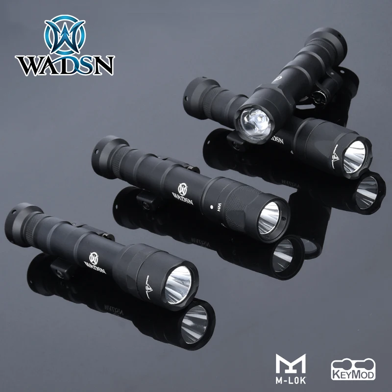 WADSN-linterna estroboscópica M640 640B, 640W 640U Surfire Scout, 800LM, Airsoft, luz de arma, Mlok, Keymod, Picatinny, iluminación de riel - imagen 2
