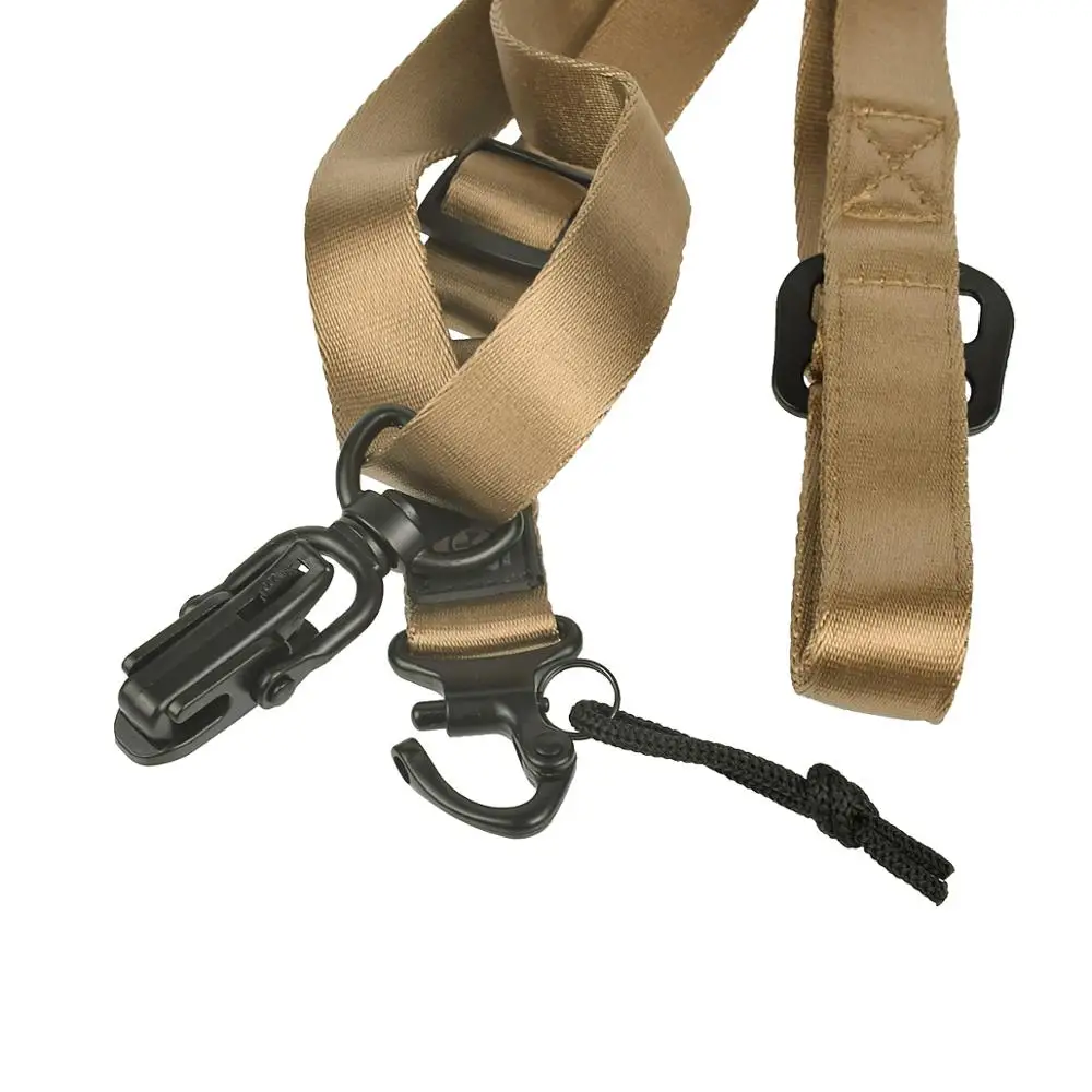 Correa de eslinga de pistola ajustable de doble punto, juego de montaje de eslingas de Rifle multimisión, adecuado para MS2 Ruger AR15 M4 M16 HK416, 1 ud. - imagen 5