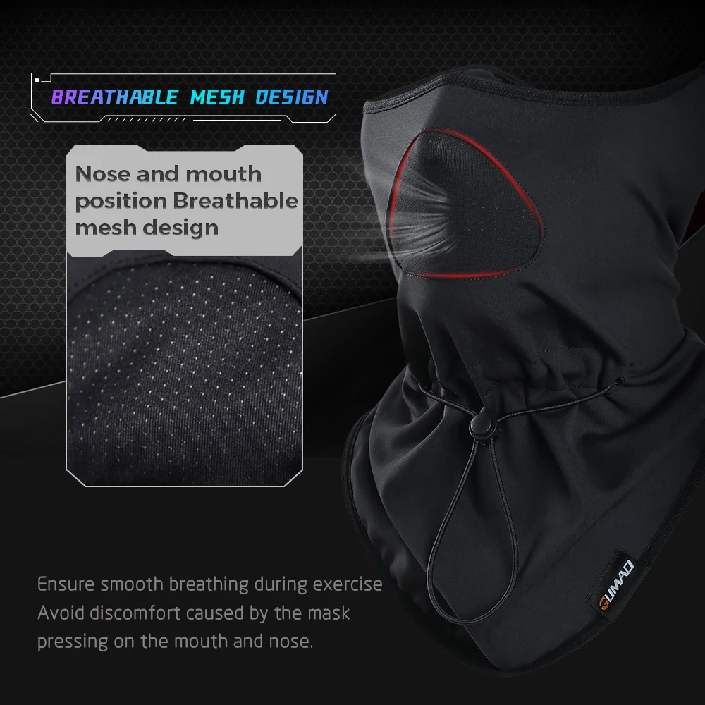 Máscaras de invierno, Bandana deportiva para la cara, calentador de cuello a prueba de viento, polaina para ciclismo al aire libre, esquí, correr, Camping, Snowboard, cubierta para las orejas para hombres y mujeres - imagen 5